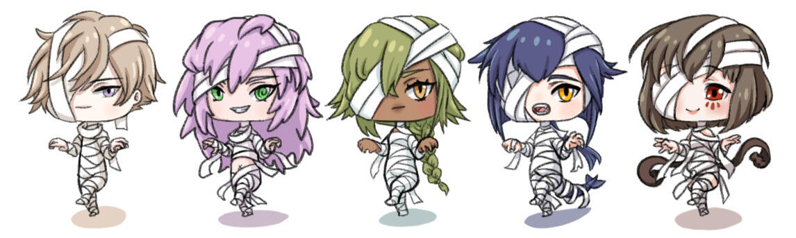 Chibi x5